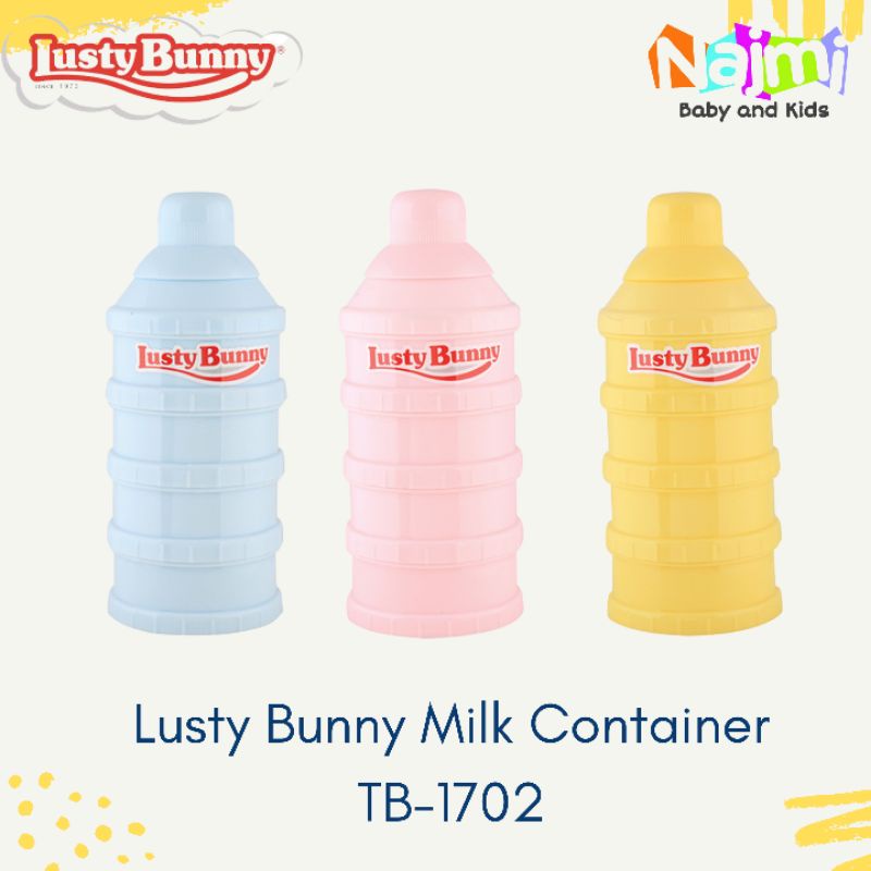 TB1702 Lusty Bunny Milk Powder Container 4 Layer / Tempat Susu Bayi