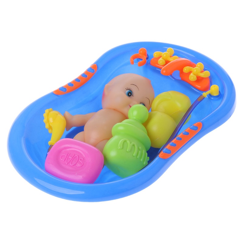 Mary 1Pack/5Pieces Pool &amp; Water Toy Mainan Mandi Interaktif Hadiah Musim Panas Liburan Pantai Mengambang Set Untuk Balita Bayi1