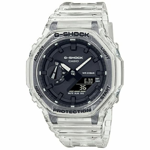 Casio G-Shock GA-2100SKE-7ADR / GShock GA2100SKE-7A Skeleton Series Termurah