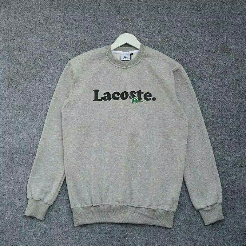 crewneck lacost3 full bordier premium TEBAL /Hoodie  Crewneck Lacost3 Premium Tebal Hits