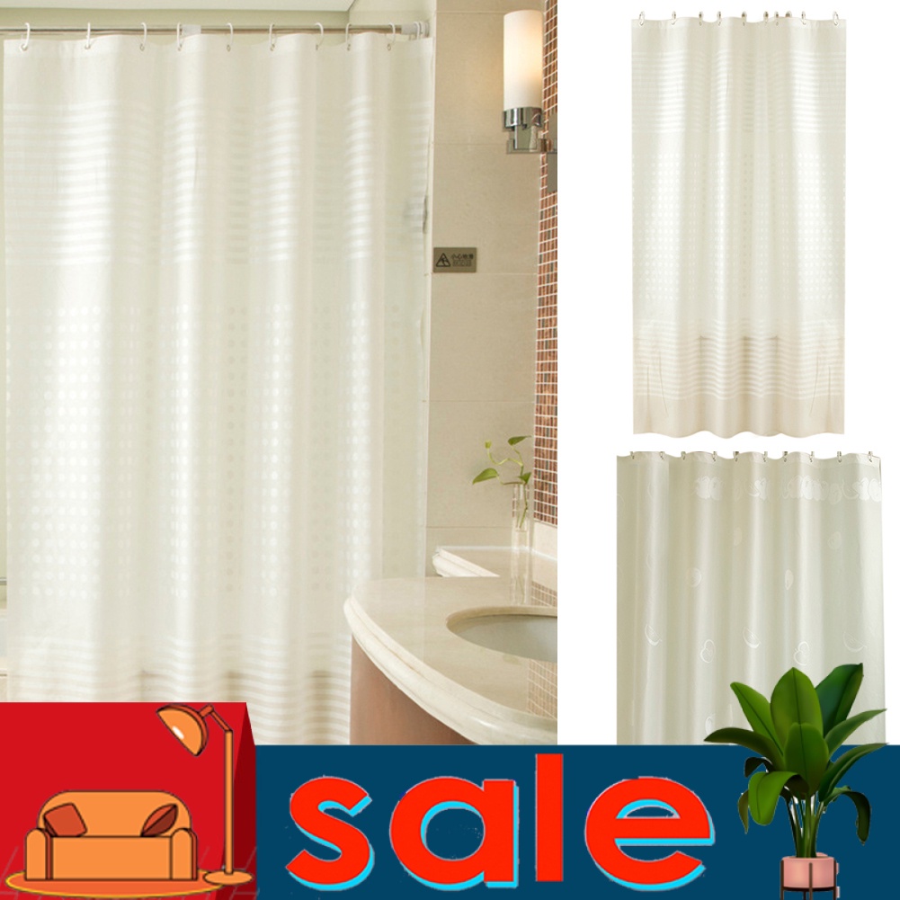 Salzburg Waterproof Striped Apple Printed Moldproof Home Bathroom Decor Shower Curtain Shopee Indonesia