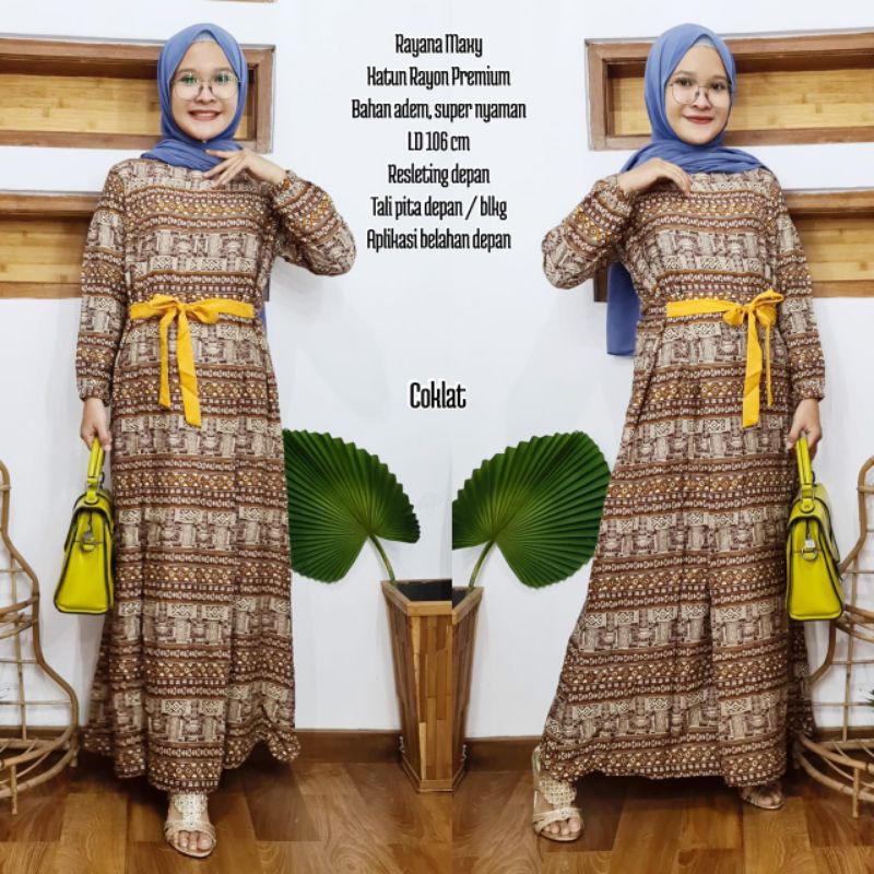 Gamis Rayon Etnik //JF674