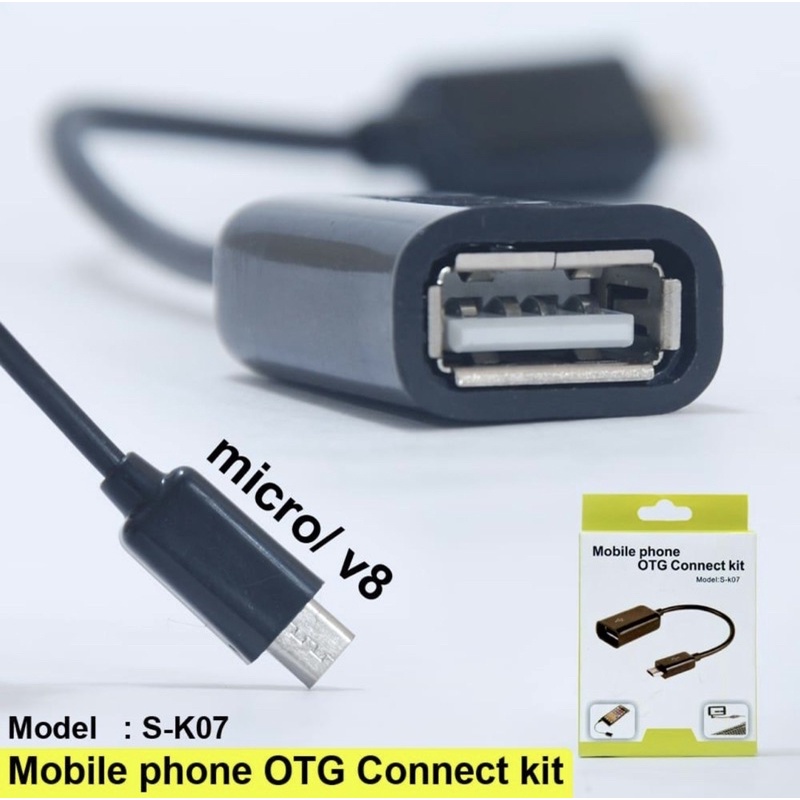 PROMO OTG KABEL MICRO SK-07 PACKING DUS IMPORT NEW CONNECTION KIT