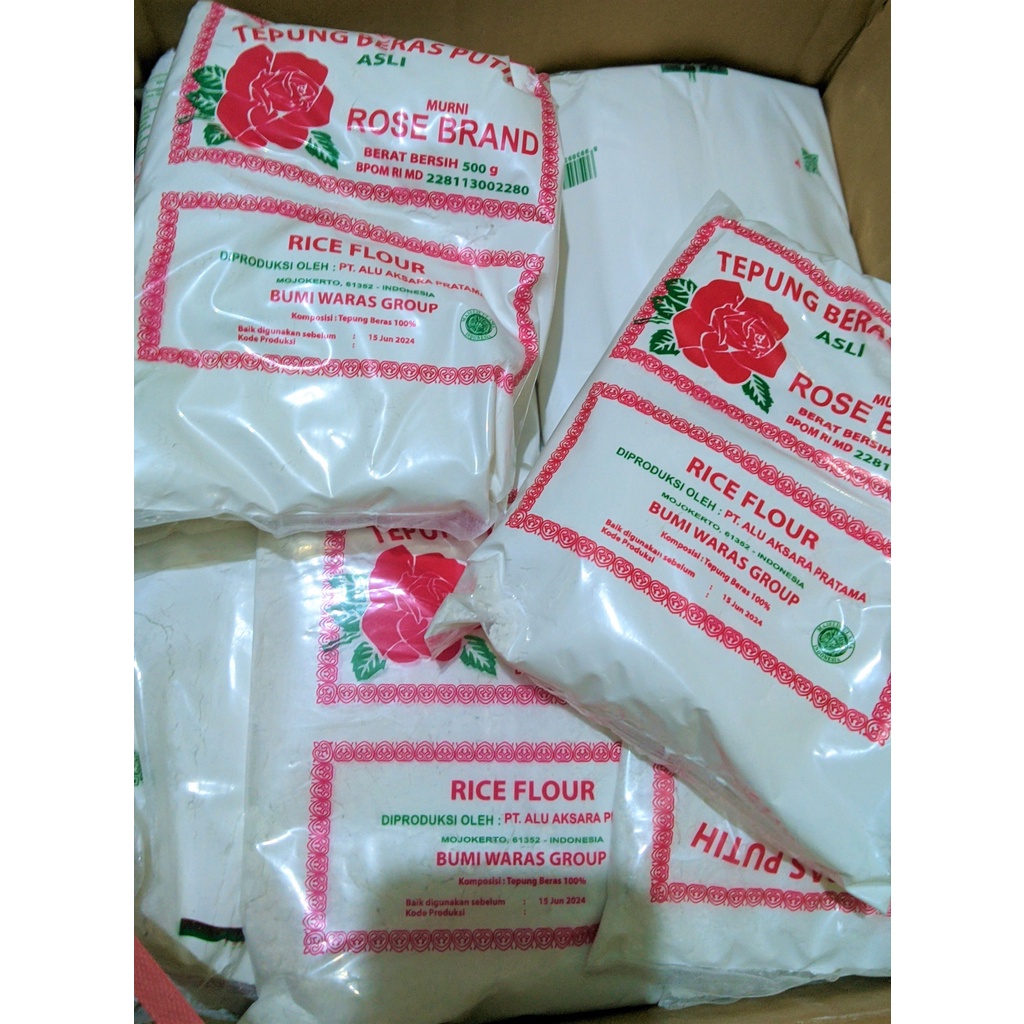

tepung beras rose brand 500gr