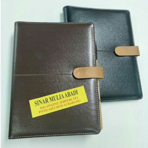 

Exclusive Binder File A5 20 lubang motif Kulit Loose Leaf Binder