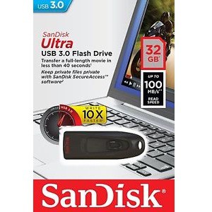 Sandisk Ultra USB 3.0 Flash Drive SDCZ48-032G - 32GB