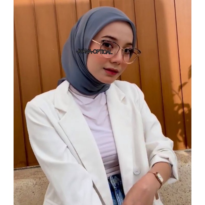 Kacamata model Nabila paket lensa photocromic anti radiasi58597|Frame lensa blue-ray