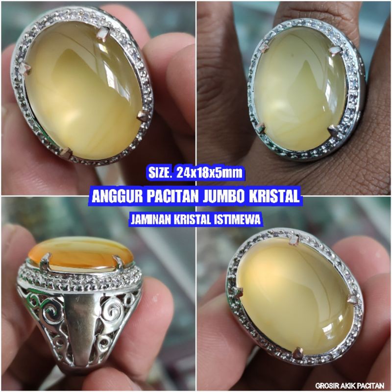 ANGGUR CHALSEDONY PACITAN KRISTAL PROMO PUASA