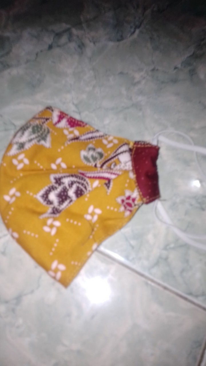 Masker Kain Batik Anak Dan Dewasa