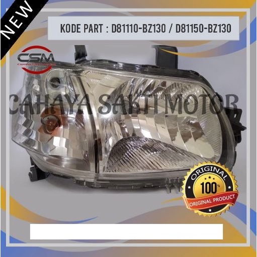HEADLAMP /LAMPU DEPAN DAIHATSU GRANMAX KANAN / KIRI (81110-BZ130 / 81150-BZ130)