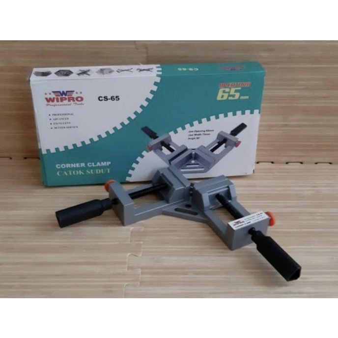 Catok Sudut Corner / Clamp / klem catok /siku wipro cs65 mm/siku catok --NEW--