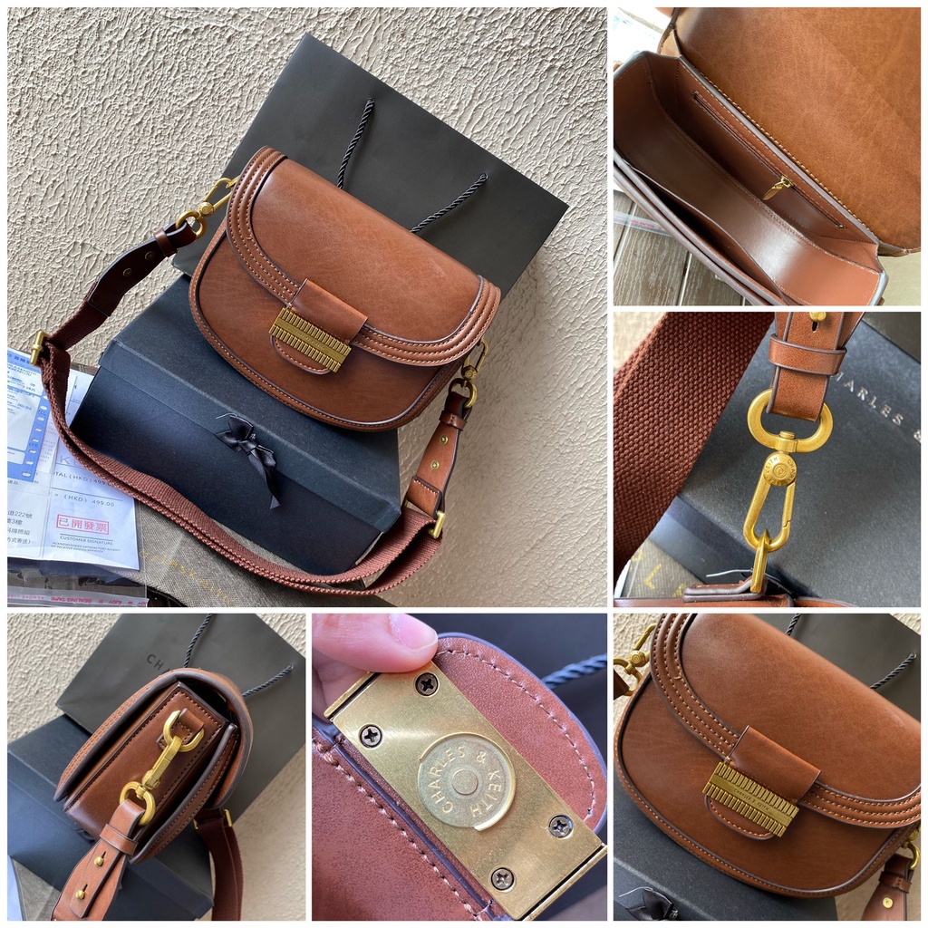 LUXY LX2086 TAS WANITA C*K EMBELLISHED SADDLE BAG CNK FULL SET FREE BOX + PAPERBAG TAS C*K SELEMPANG ORIGINAL FACTOR OUTLET