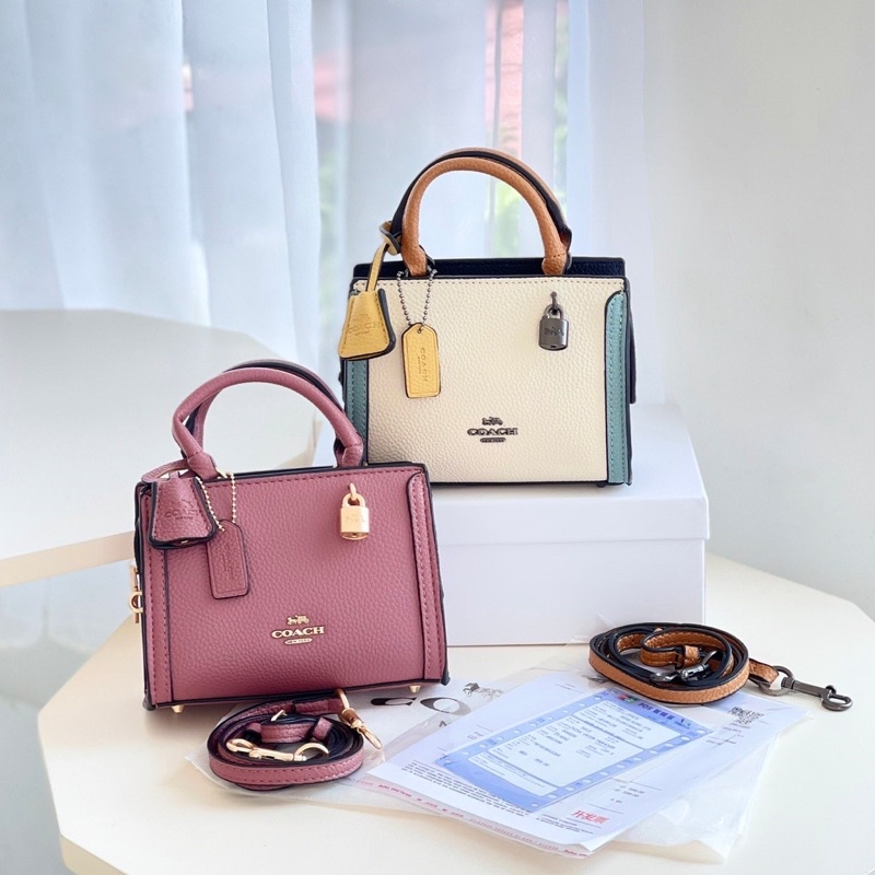 TAS COACH HANDBAG SLINGBAG MICRO ZOE PREMIUM