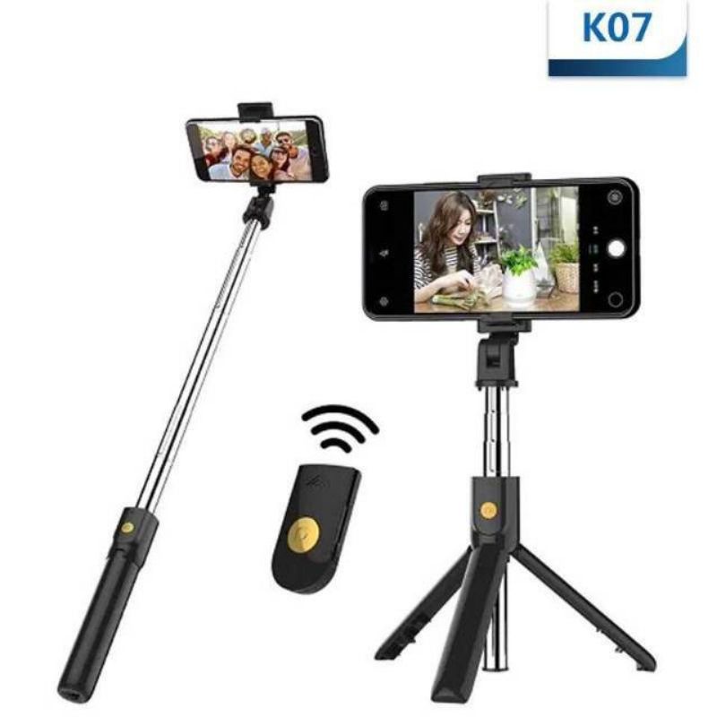 SELFIE STICK TONGSIS WITH BLUETOOTH TRIPOD STANDING IOS & ANDOROID