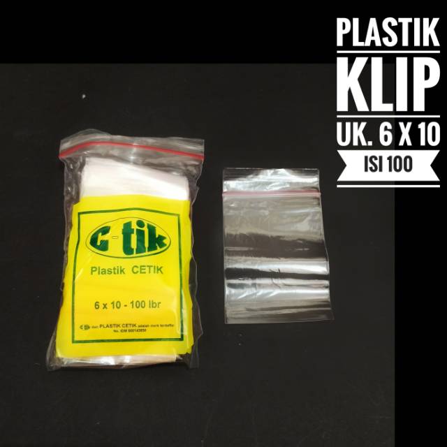 Plastik Klip 6x10 cm / Plastik Seal / Plastik Klip / Plastik Obat Snack Saos Sambal Bening Rapat