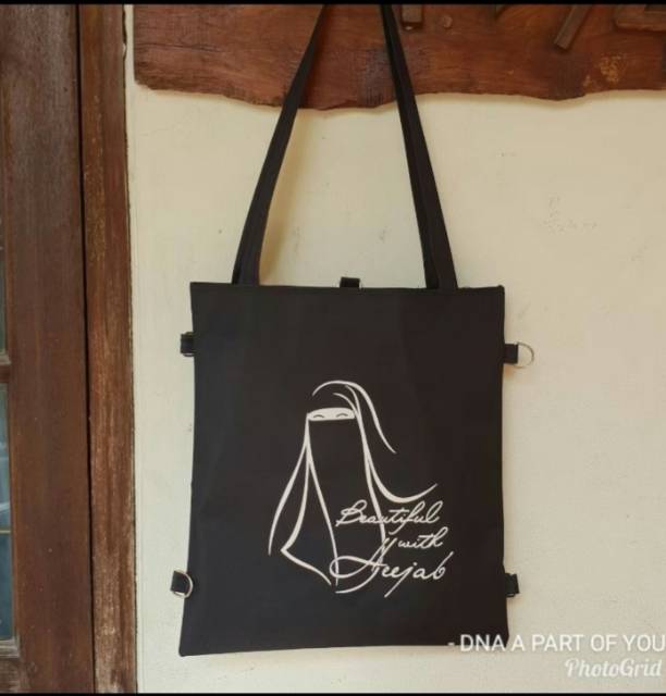 &quot;aurabagss&quot; - Tas Wanita Tas Tote Perempuan Muslimah Niqab Tas Bahu Tas Tangan Tas Tote Remaja Wanita Muslimah Lokal Murah