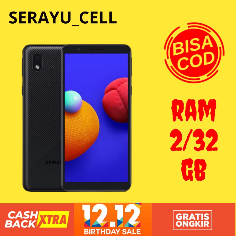 HP Android Samsung Galaxy A01 Core 2/32 GB Garansi Resmi