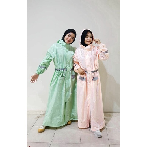 PLEVIA jas hujan GAMIS SALSABILA