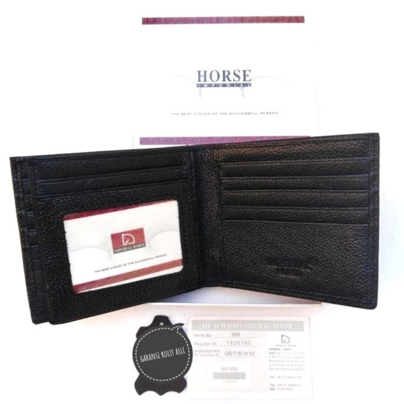 Dompet kulit asli pria original imperial horse model 3 dimensi