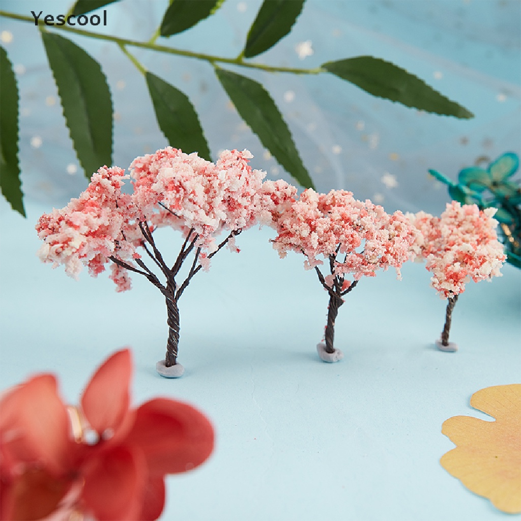 Yes Miniatur Pohon Cherry Untuk Dekorasi Taman Minifairy Garden