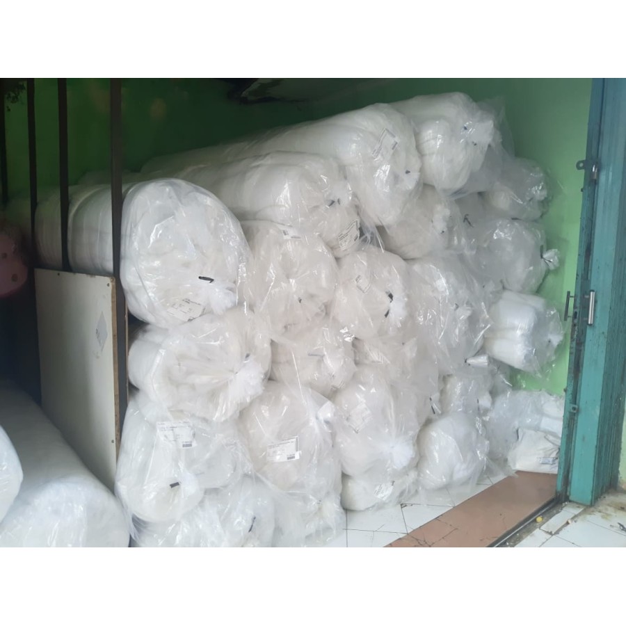 Dakron Lembaran Silikon Grade A 1 Meter | Padding lebar 2,4m 9 oz | Isi Bantal | Isi Bedcover