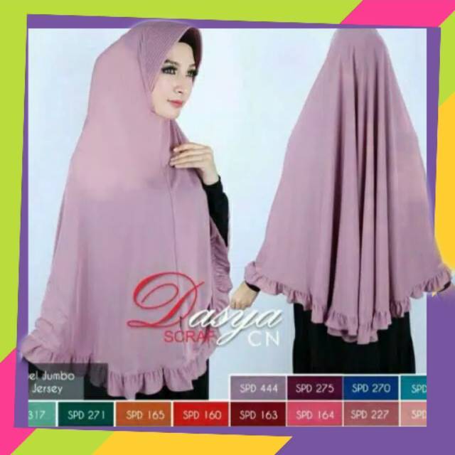 Jilbab Instan Jersey Super