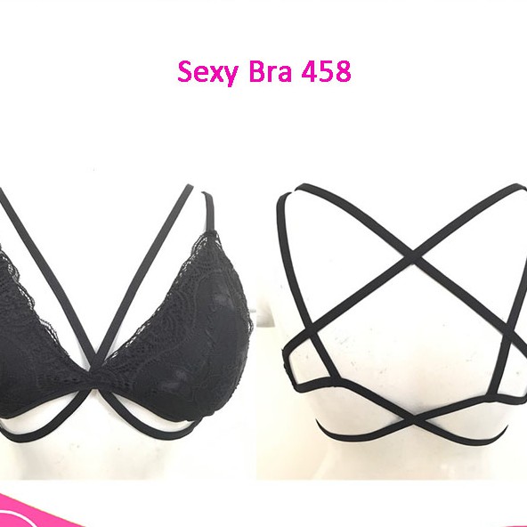 KORSET.ID - PROMO Sexy bra brukat tali spagetti 458 / BH WANITA SEGITIGA TALI TIPIS