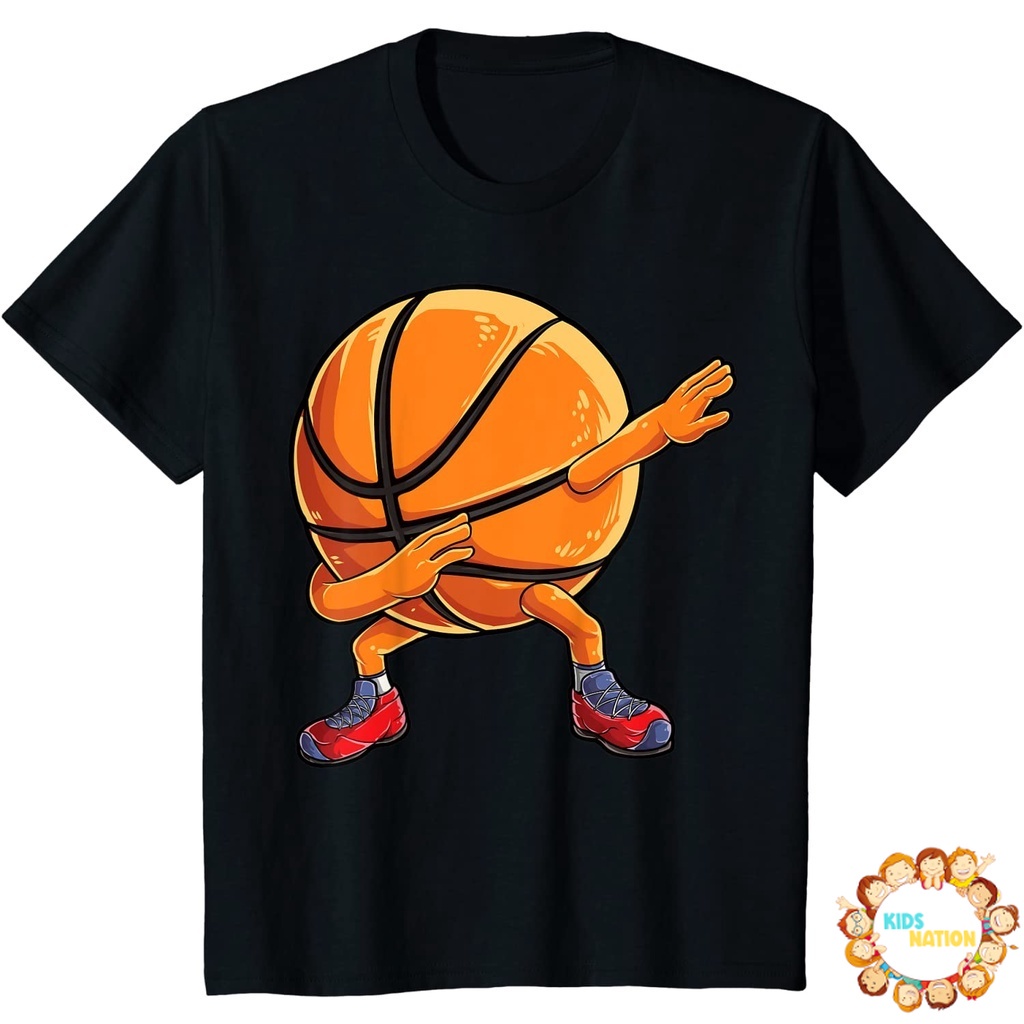 Baju anak Dabbing Basketball Ball Funny Men Women Sports Player Dab T-Shirt T-Shirt baju anak murah 