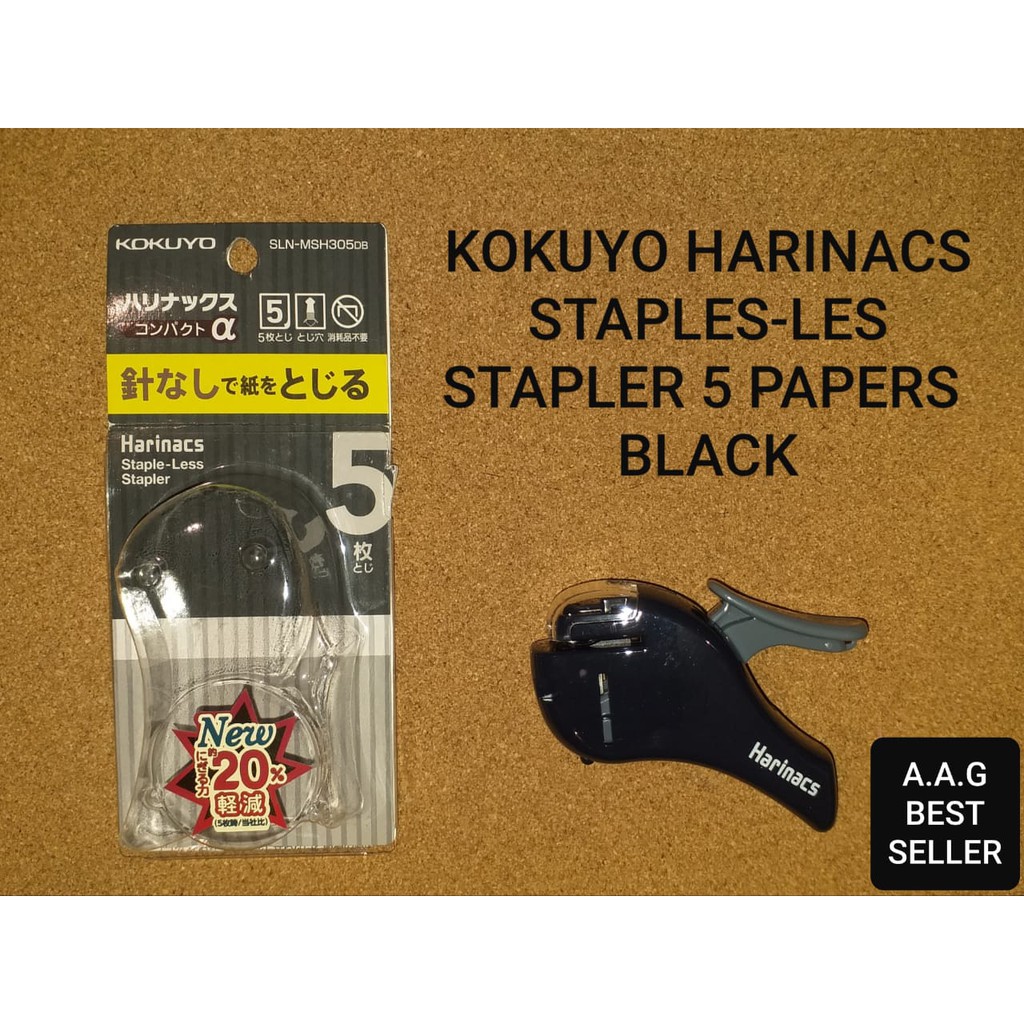

KOKUYO HARINACS STEPLES-LES SPEPLER 5 PAPERS BLACK