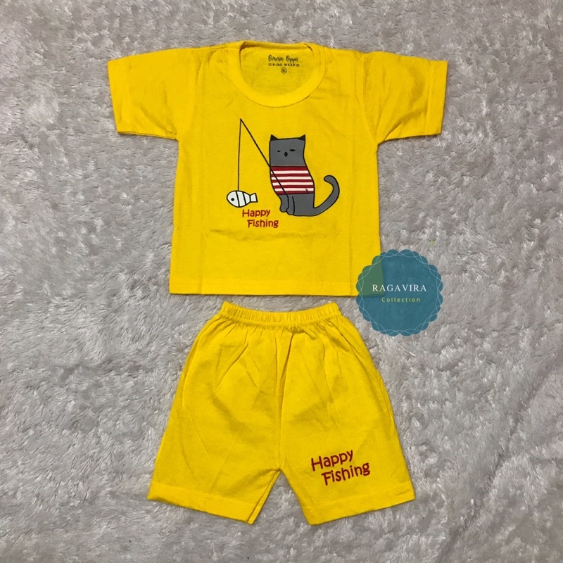 baju anak  motif Setelan Pendek Anak 1-2 Tahun (RG138)