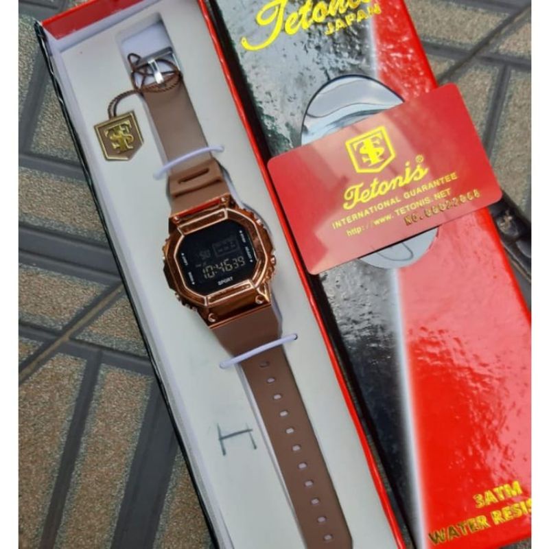 JAM TANGAN TETONIS TERBARU JAM TANGAN PRIA DIGITAL ANTI AIR