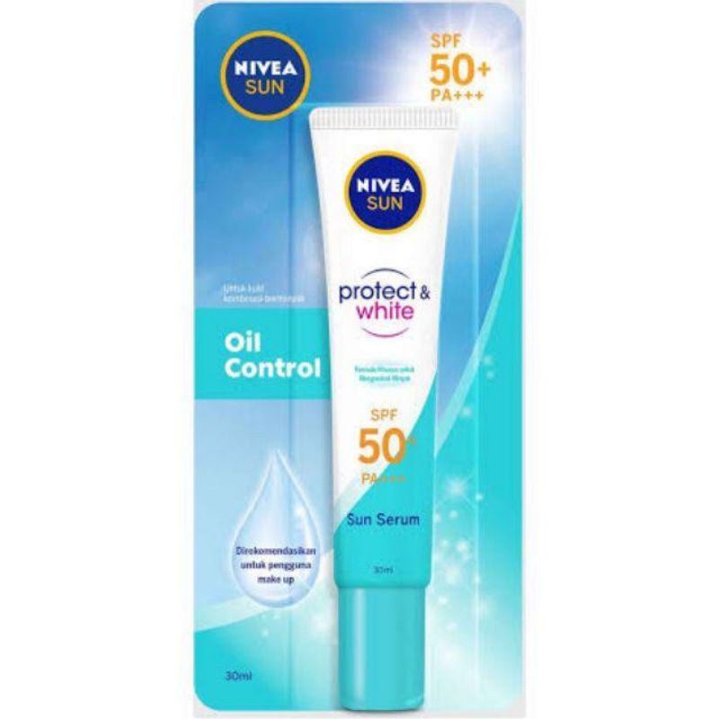 Nivea Sun Face Protection Serum Oil ControlSuncreen berbentuk serum dengan SPF50+