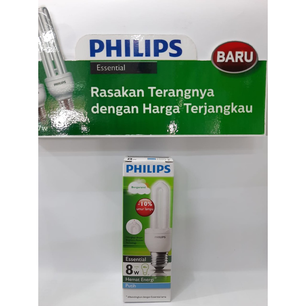 LAMPU PHILIPS ESSENTIAL 8 WATT