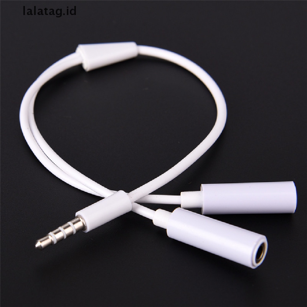 (Flyag) Kabel Adapter Splitter Audio AUX 3.5mm Male Ke Female Untuk Earphone / Headphone