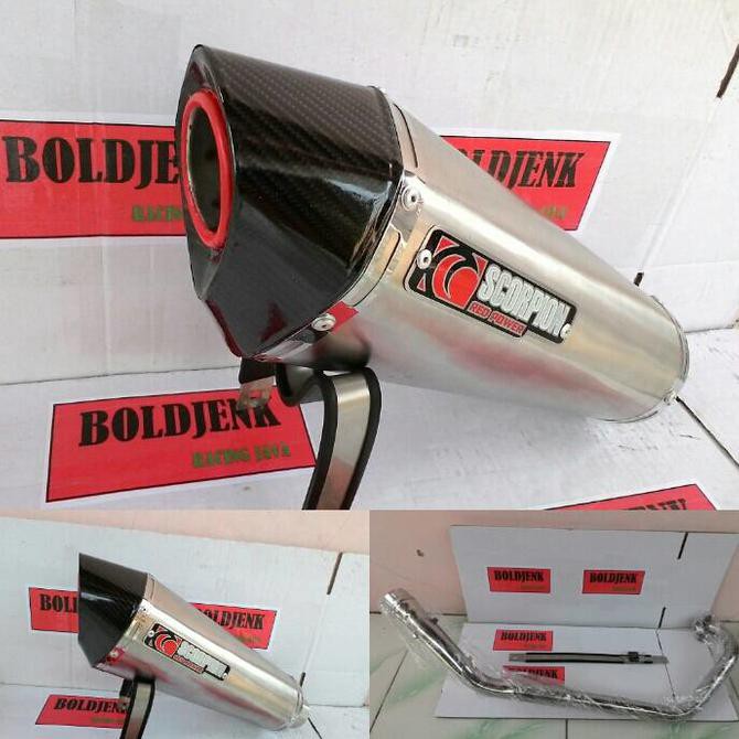 HOT Knalpot SCORPION fullset Cbr150/cb150/tiger dll PROMO