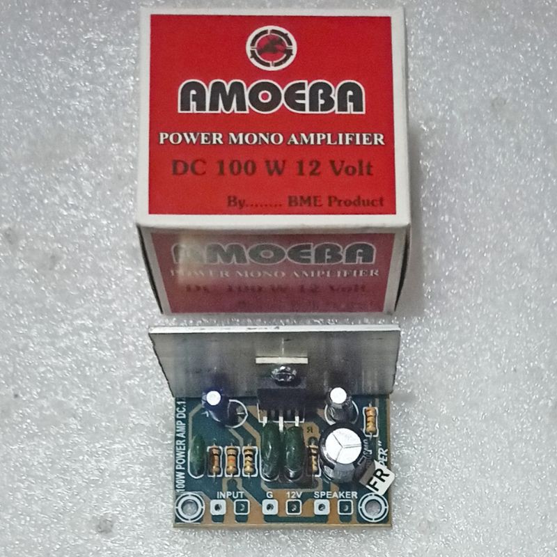 Kit Power Amplifier Mono 100W DC 12 Volt