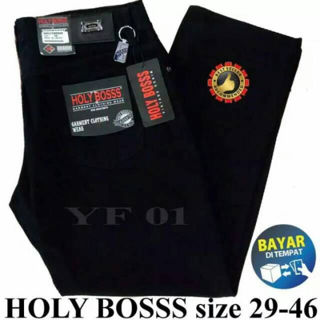 Celana Panjang jeans Pria Holy Boss Original - Celana Denim pria Holly Boss bahan lembut terlaris
