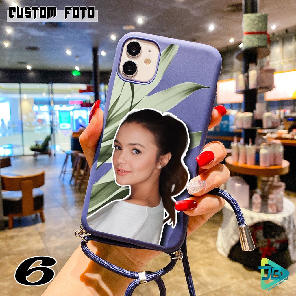 Softcase Custom Slingcase Tali Lanyard Candy Custom Realme C1 C3 5 5i 5s 3 6 7 7i pro JB3190