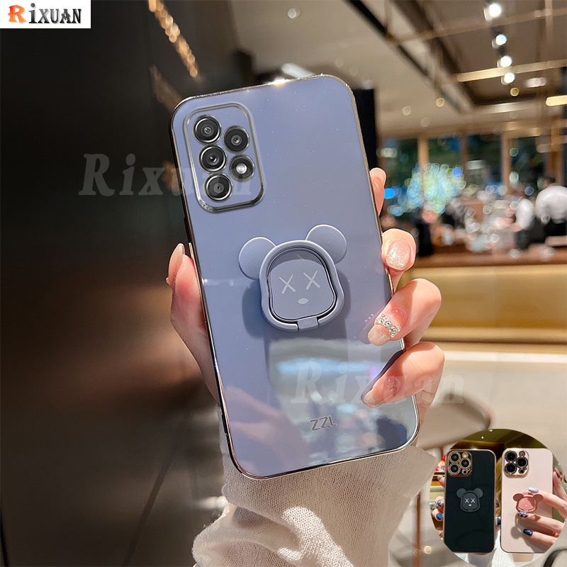 Casing Soft Case Samsung A13 A03 A03S A21S A32 A52 A52S A72 A22 A12 A31 A20S A02S A50 A11 M12 Motif Beruang