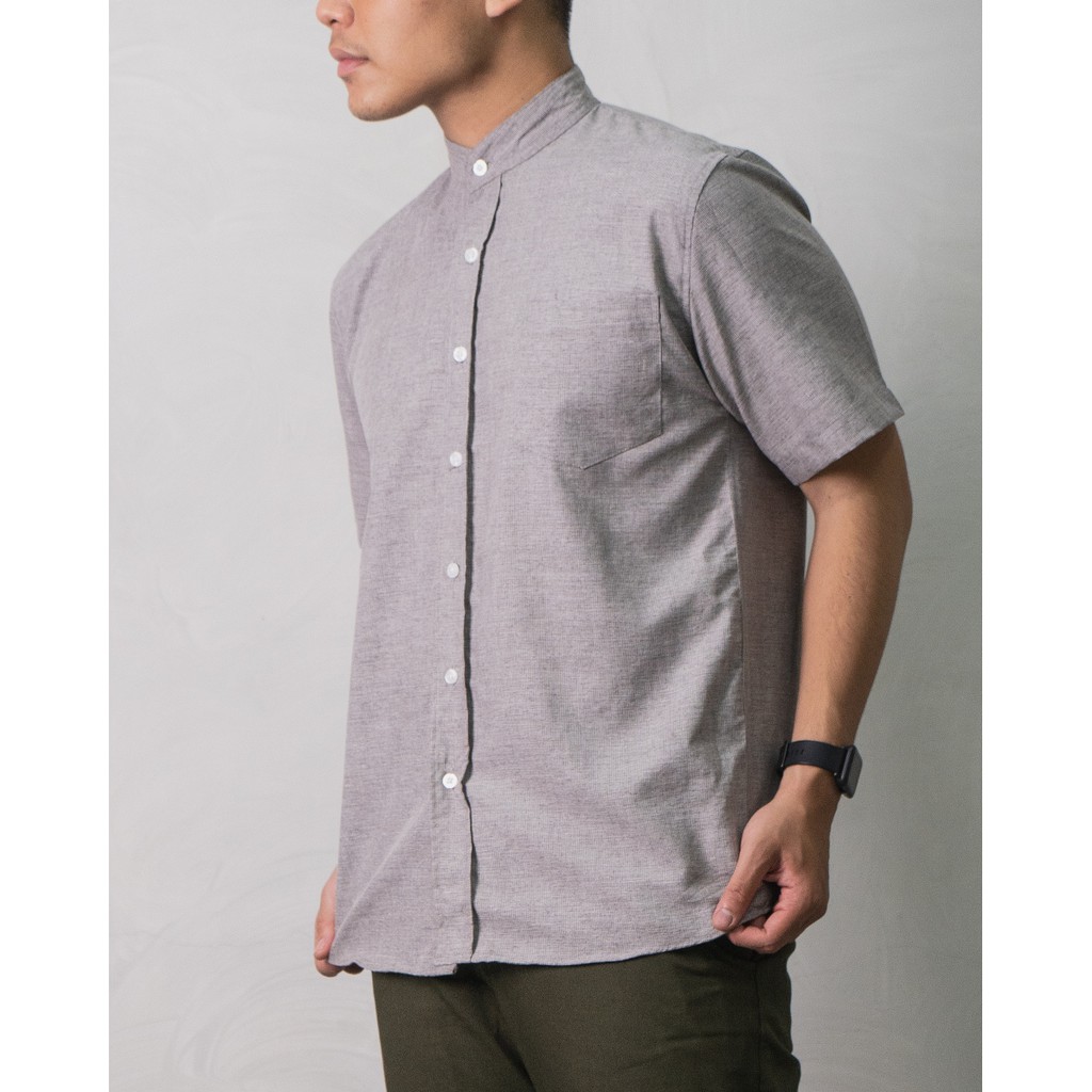 Heilig Shirt Plain As Day - Misty Black