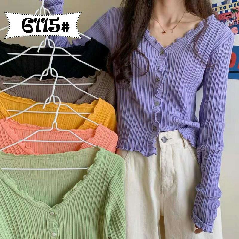 gavfashion atasan  wanita rajut  import  6115 baju rajut  