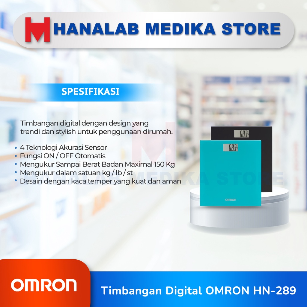HOT DEALS TIMBANGAN DIGITAL OMRON HN-289 / TIMBANGAN BADAN DIGITAL OMRON / TIMBANGAN OMRON 289 /
