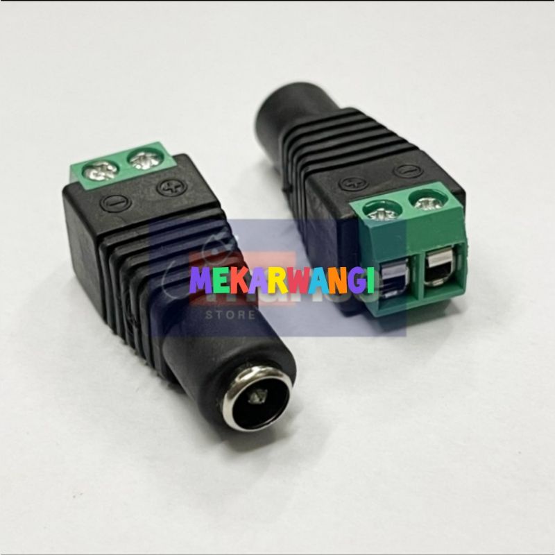 Socket DC baut cewe / female DC power connector 5,5mm x 2,1mm