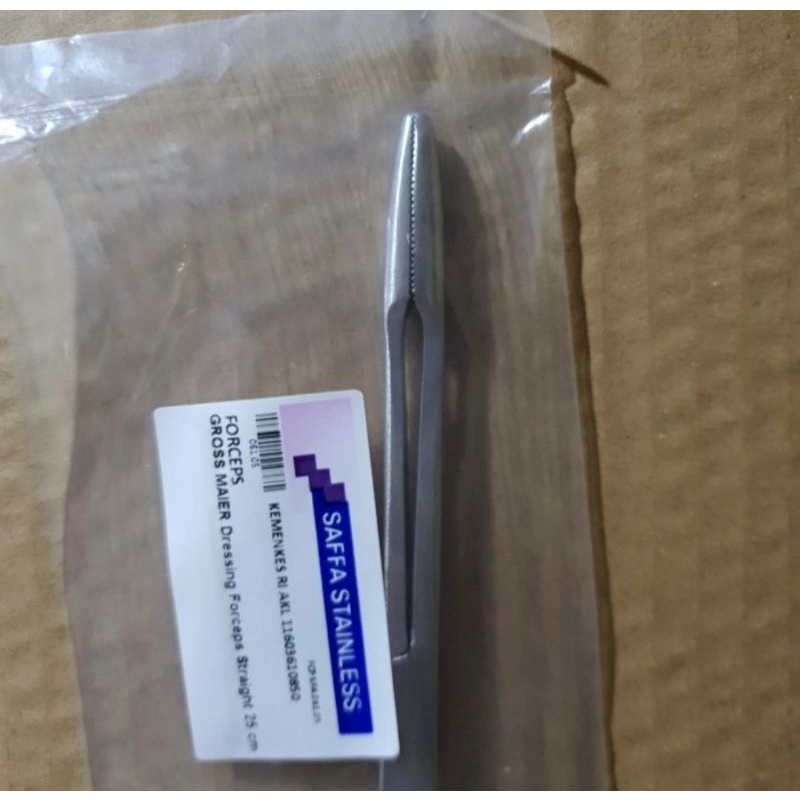 Korentang 25cm / Gross Maier Dressing Forceps