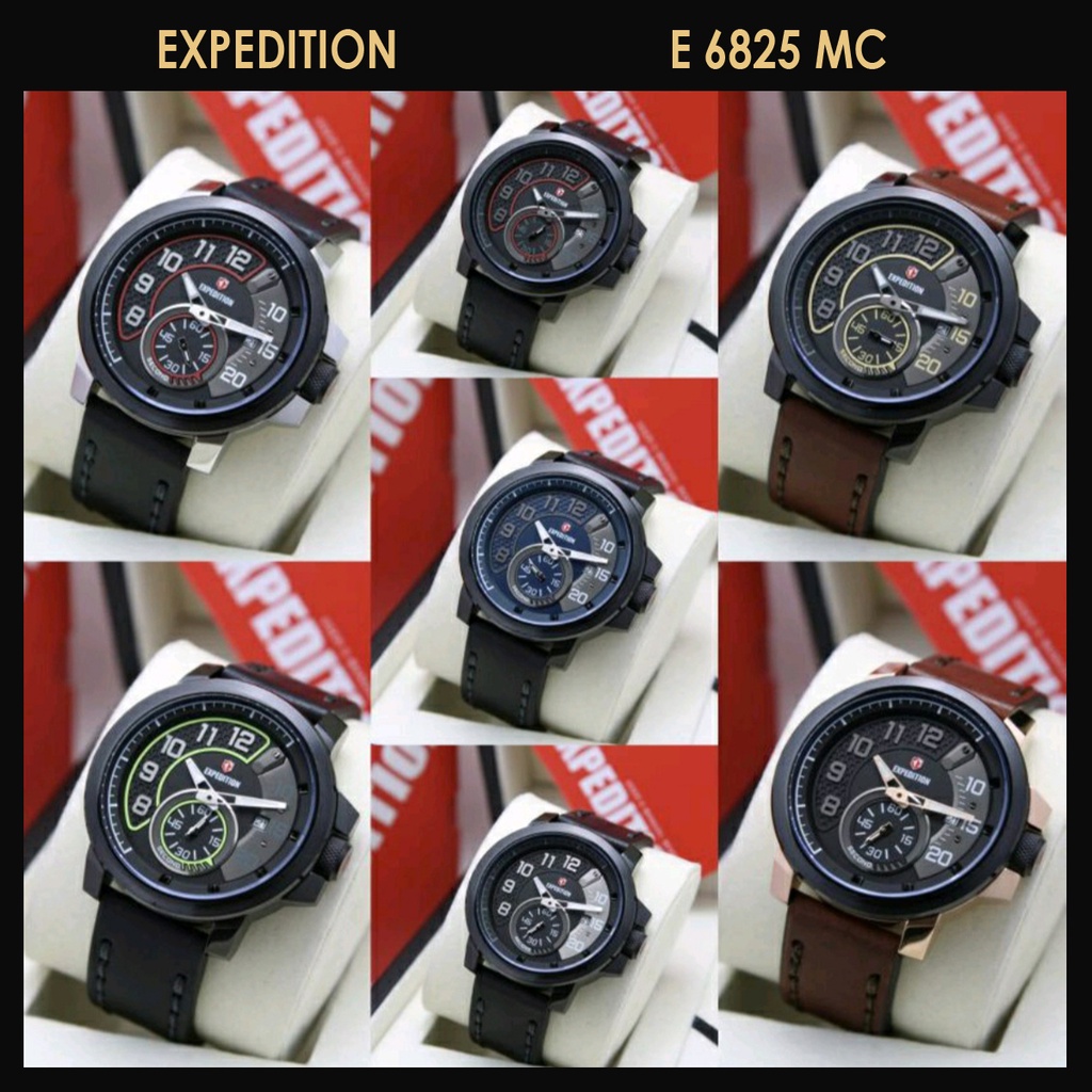 Expedition E 6825  / e6825 Jam Tangan Pria Original Garansi Resmi 1 Tahun