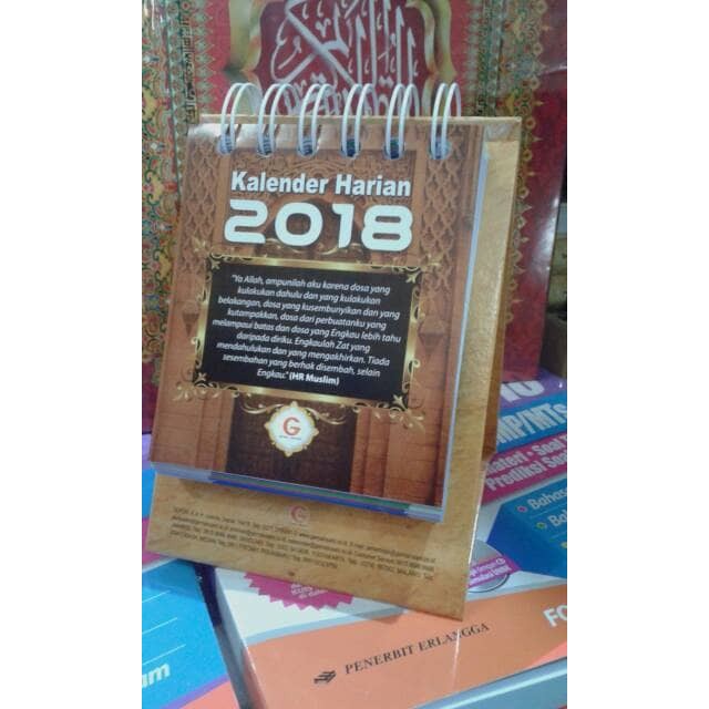 

Paling Laku Kalender Harian 2018 MUSLIM Kalender Duduk Kalender Meja oleh GIP Elegant