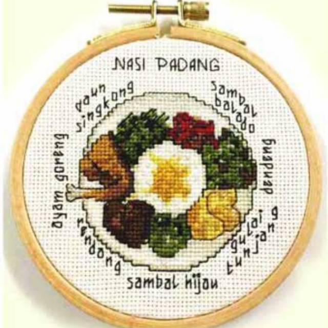 

Crosstitch Point Paket Kristik NASI PADANG MINI
