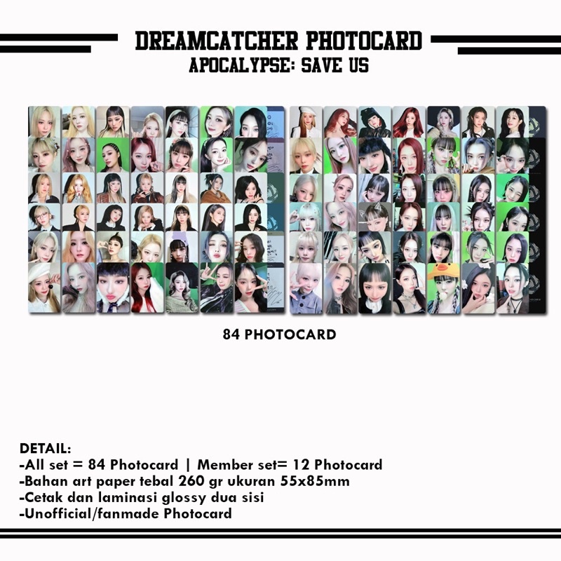 DREAMCATCHER APOCALYPSE : SAVE ME PHOTOCARD