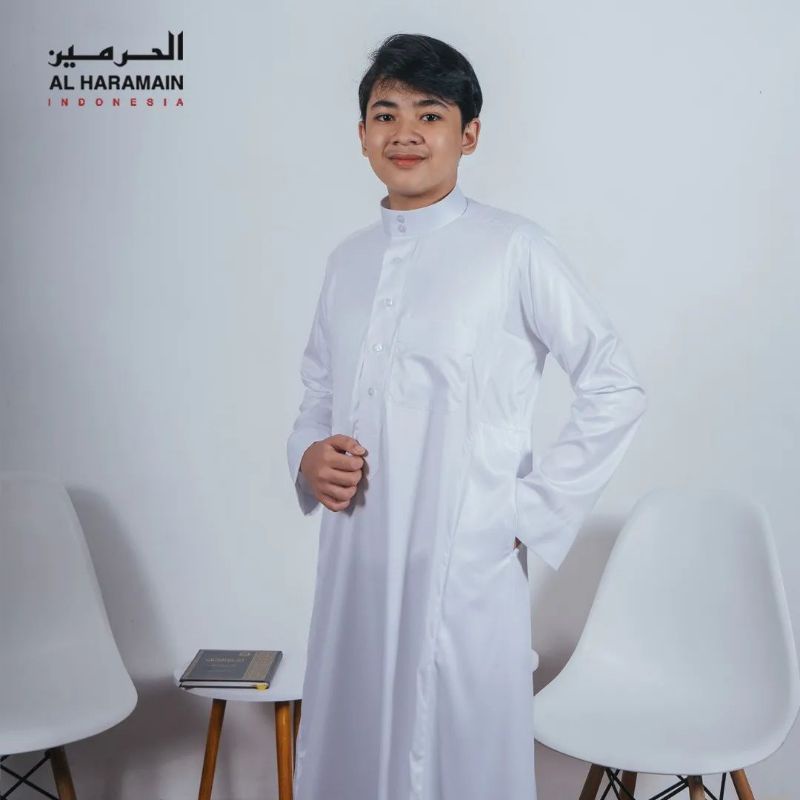 GAMIS PUTIH  ALHARAMAIN viet (original) gamis pria