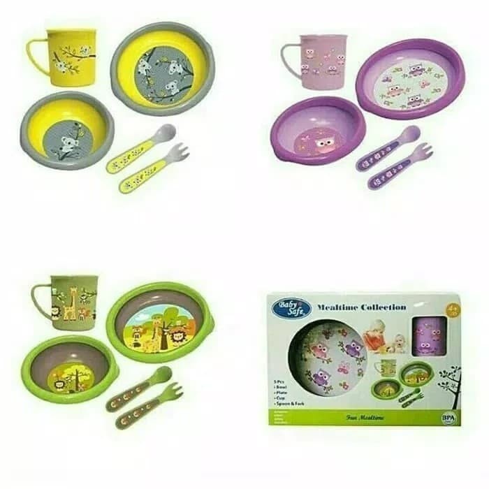 Baby Safe Mangkuk Bayi Set FS500 Peralatan Makan Bayi